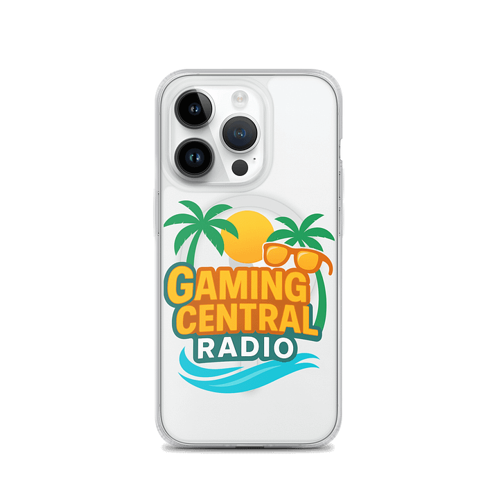 Tropical Vibes iPhone® MagSafe® Clear Case product image (2)