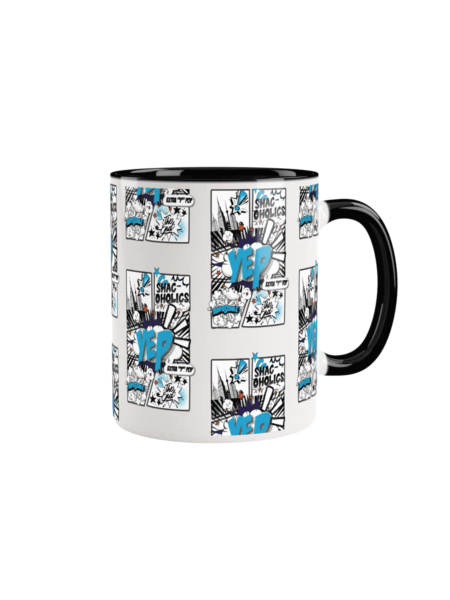 Shac-oholics Comic Blast Mug - Blue 