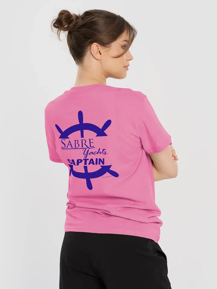Sabre Yachts Captain - T-Shirt - Light Shirt w/Blue Logo product image (1)