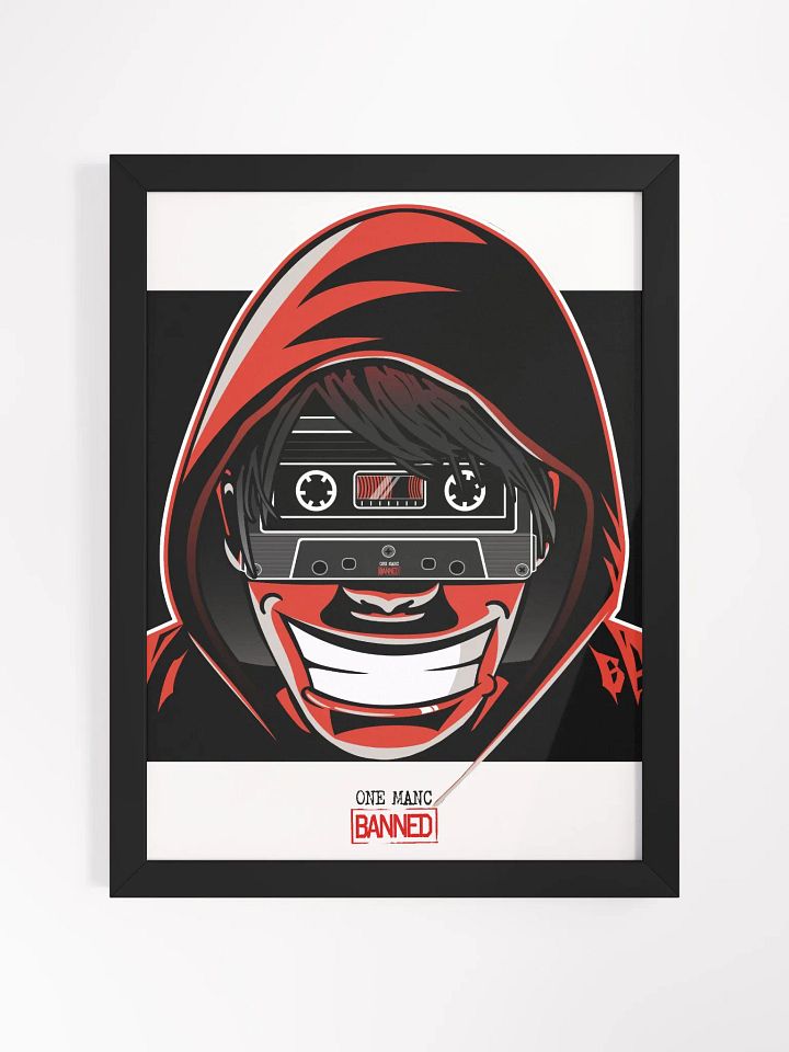 Cassette Face Framed Artwork product image (3)