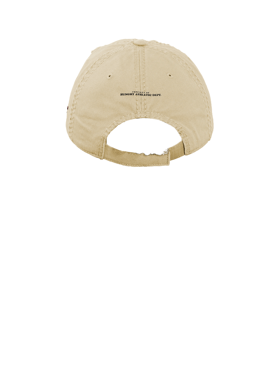 "Kitchen Execs." Distressed Dad Cap (Tan) product image (6)