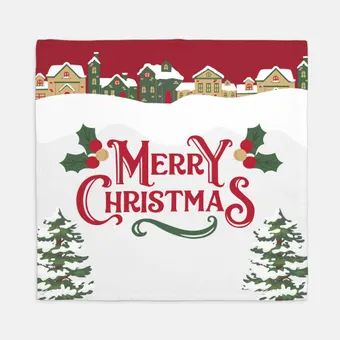 Merry Christmas Napkins, Christmas Table Decoration, Holiday decoration product image (3)