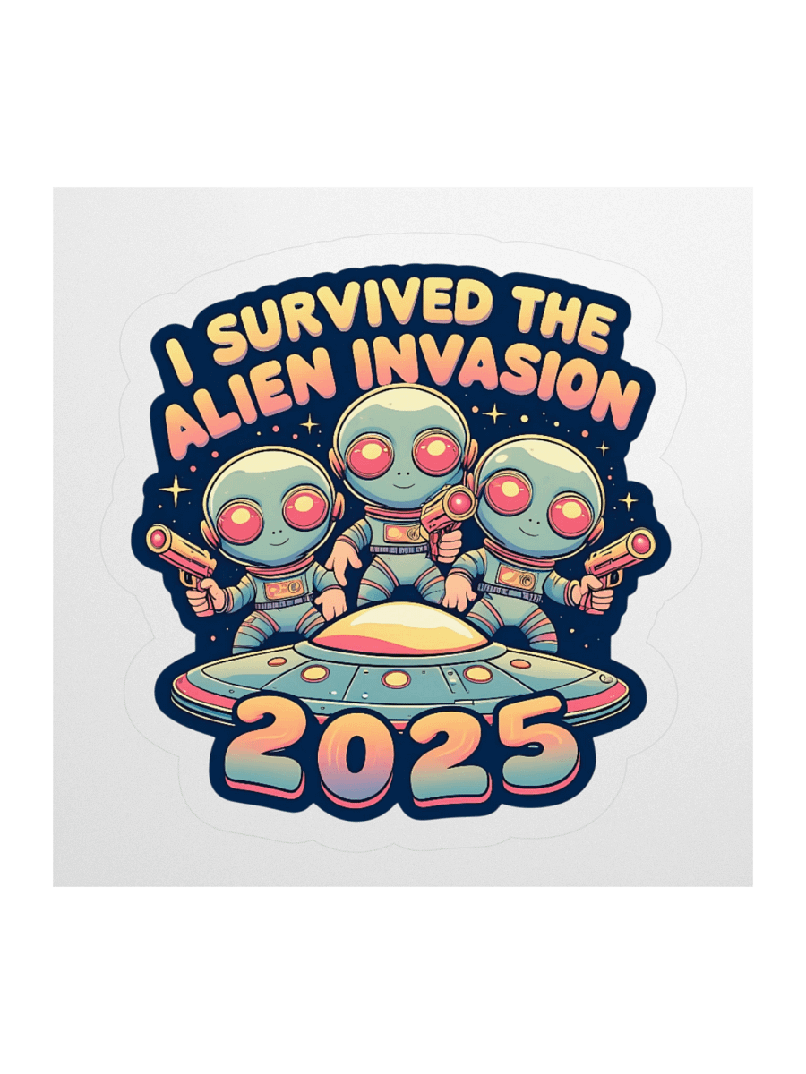 Alien Invasion Survivors Sticker Set product image (1)