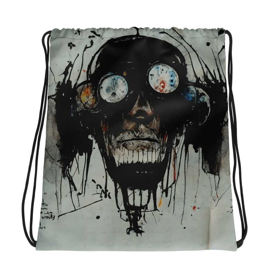 Graffiti Goggles All-Over Drawstring Backpack product image (1)