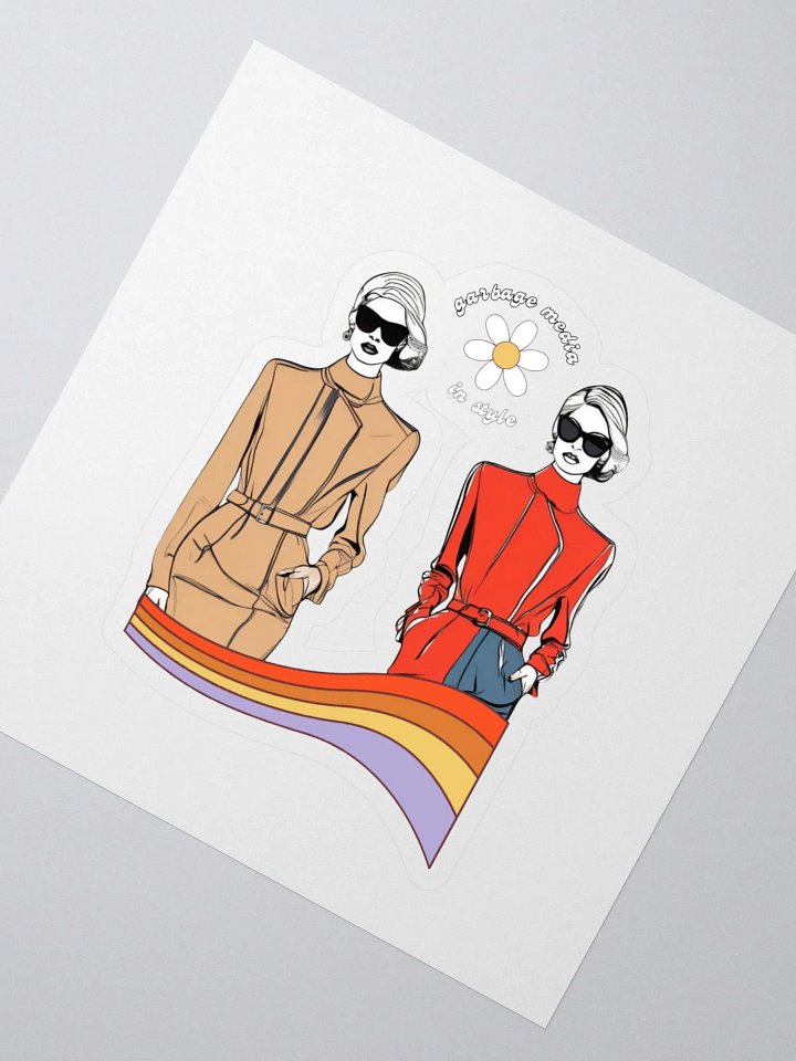 Garbage Media In Style Sticker product image (2)