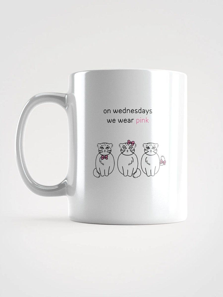 Pink Wednesdays Manul - White Mug product image (17)