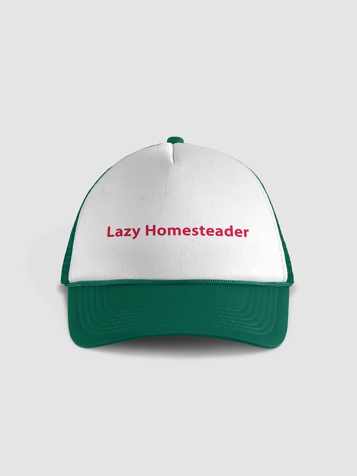 Lazy homesteader trucker hat product image (1)