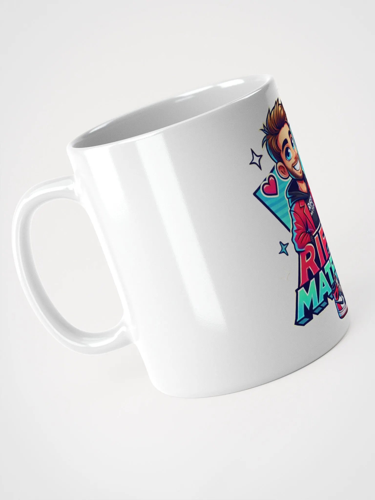 "Rifey Material" Mug White product image (4)