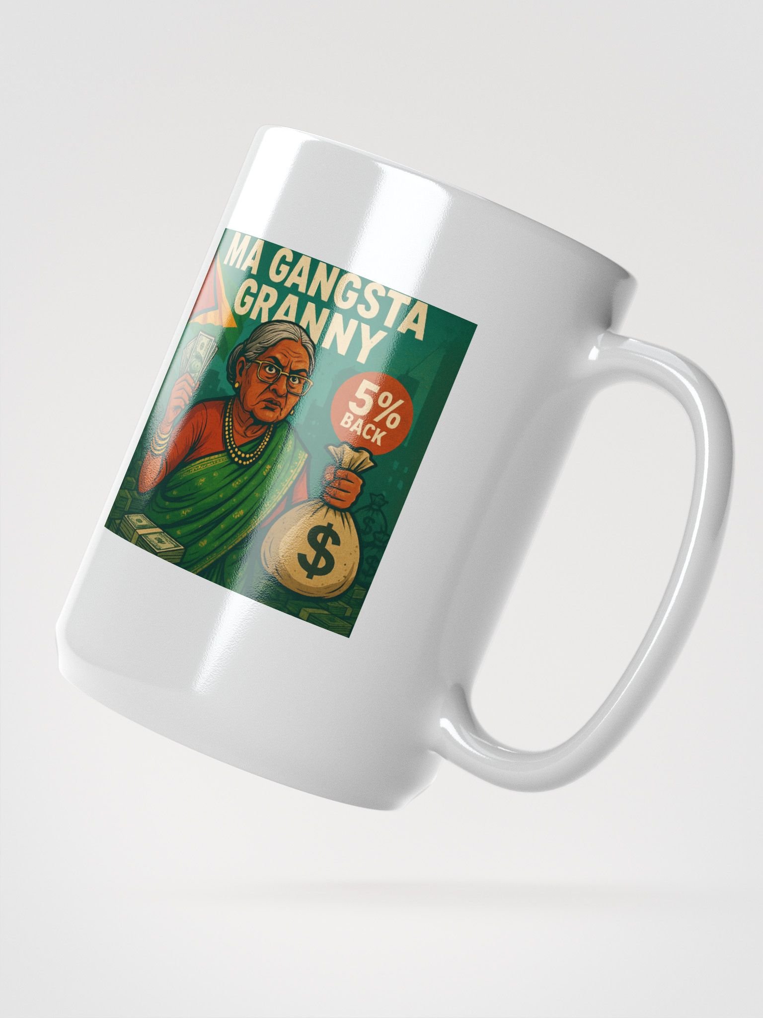 Gangsta Granny Money Bag Mug product image (3)