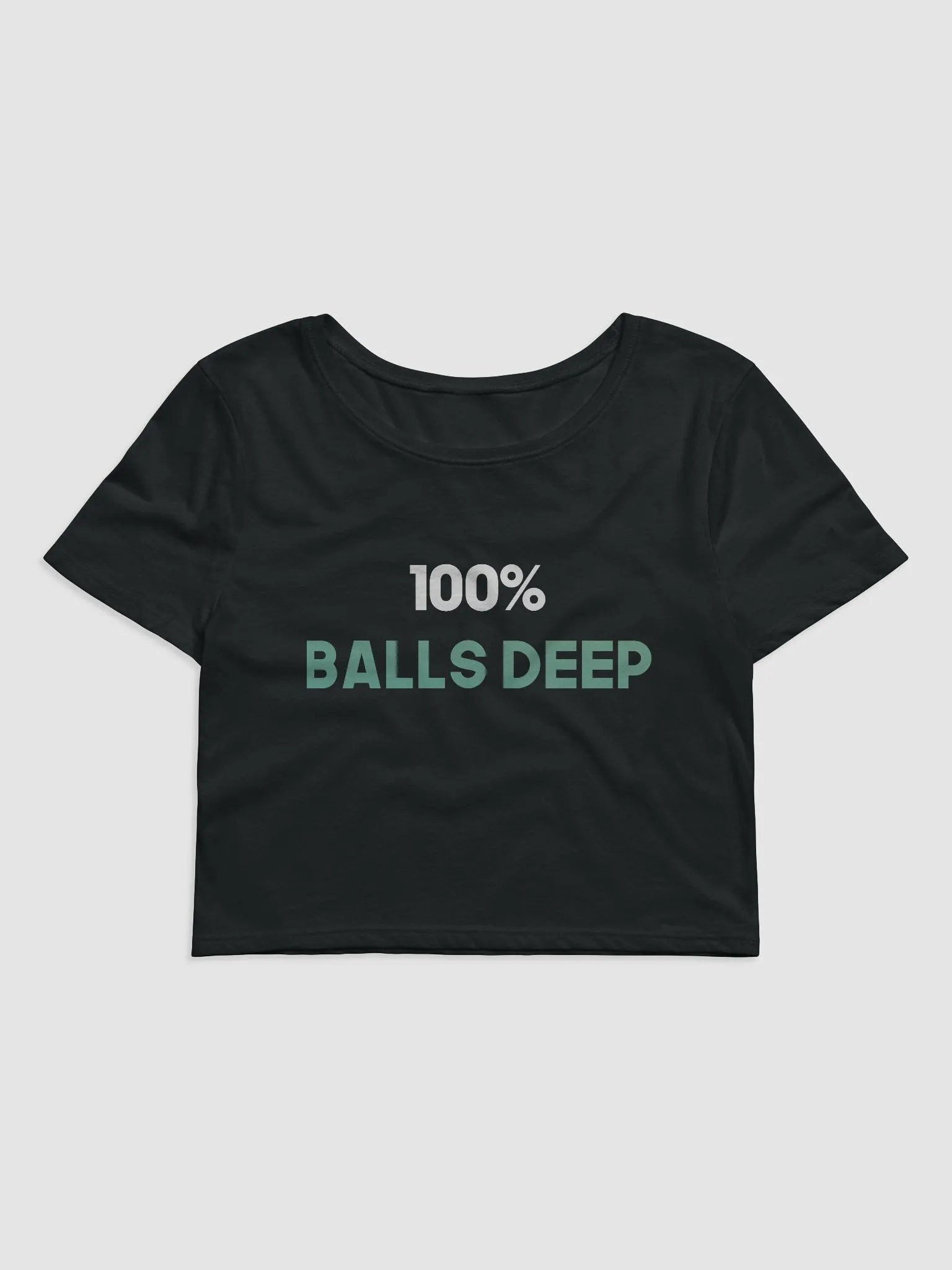 Balls Deep Women's Crop T-shirt product image (1)