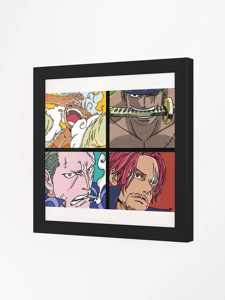 Captains and vice captains Anime Collage Framed Poster product image (8)