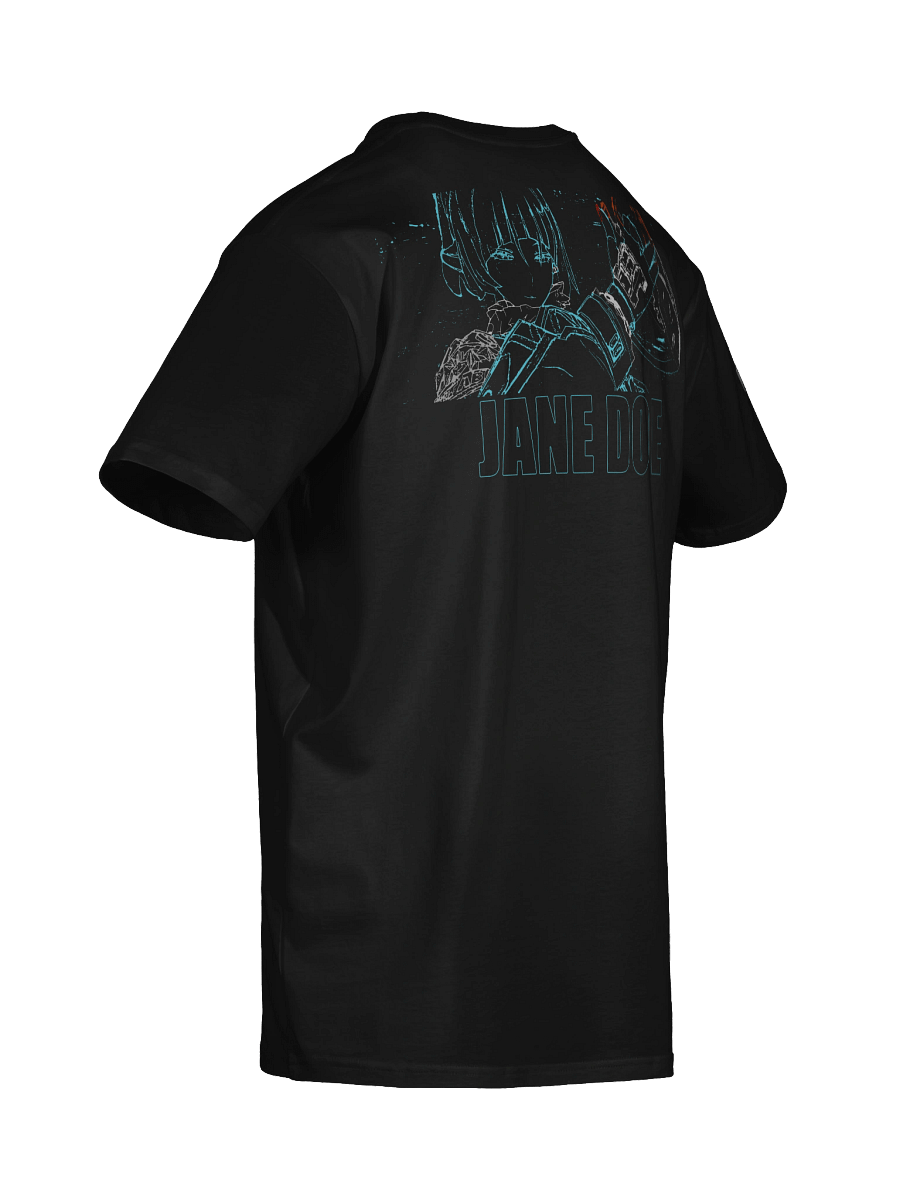 3-Print Premium Heavyweight Jane Doe "STAB!" Design T-Shirt with Shoulder Print AND BackPrint! Zenless Zone Zero product image (6)