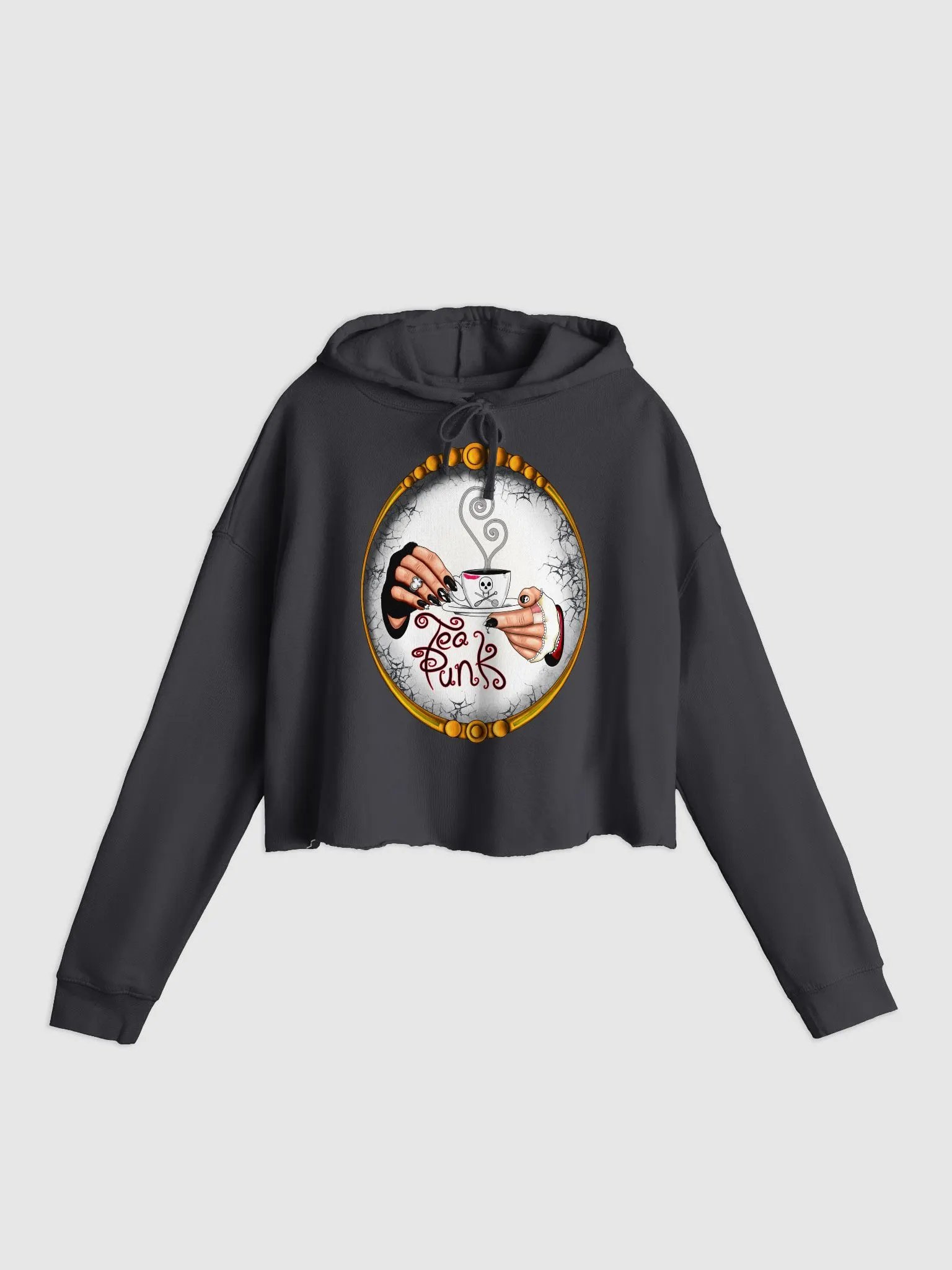 Tea Punk Crop Hoodie product image (7)
