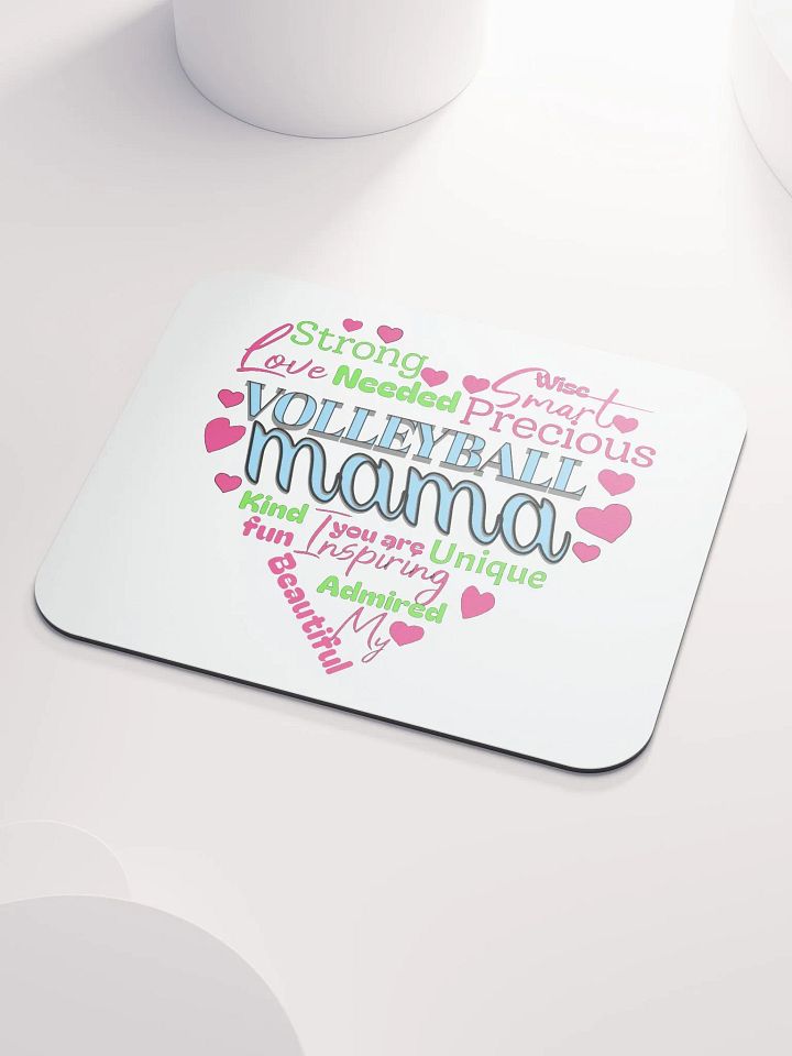 Heart Volleyball Mama Mouse Pad product image (1)
