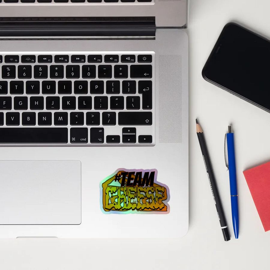 TEAM Cheese Holographic Sticker product image (12)