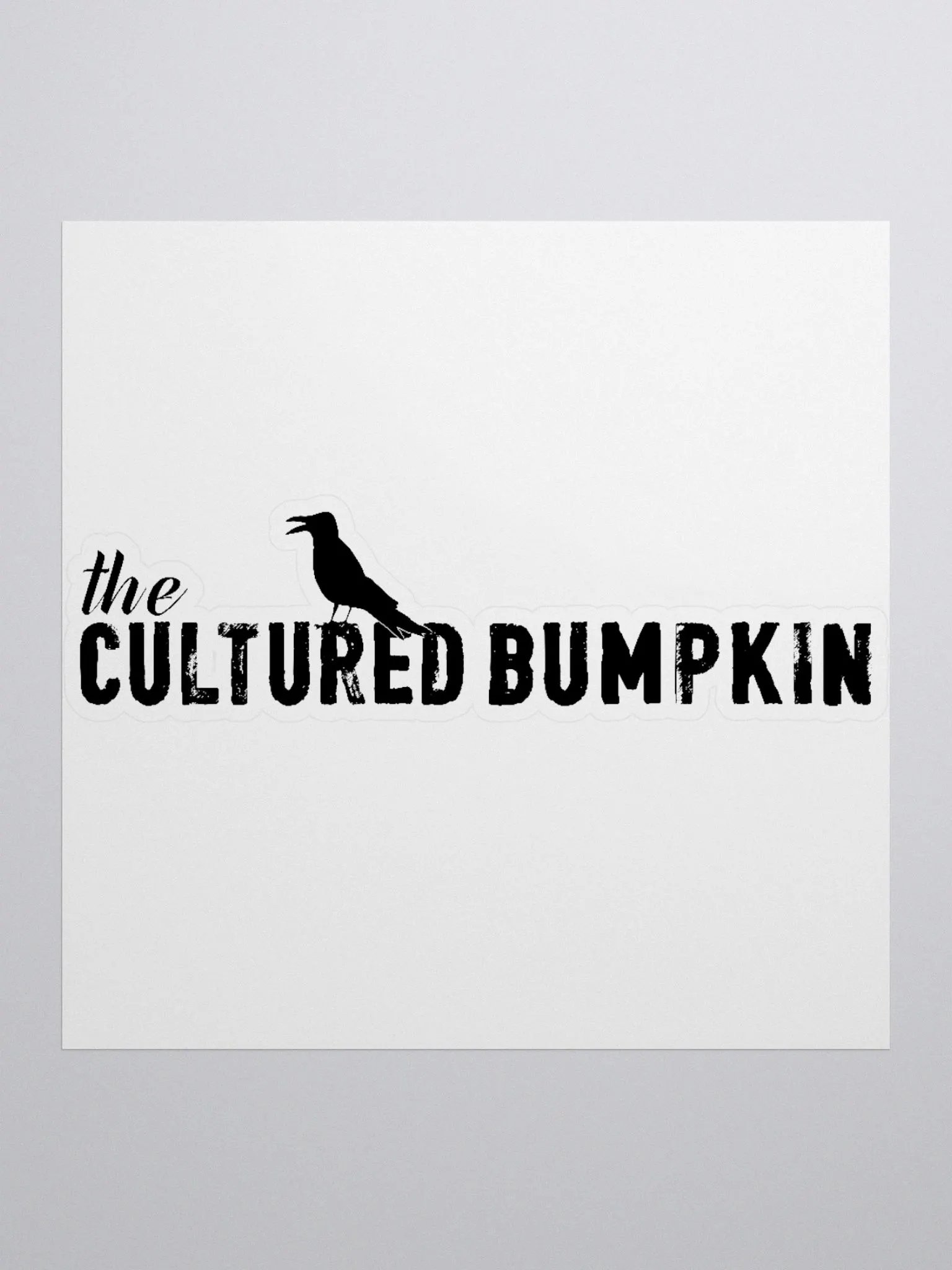 the CULTURED BUMPKIN sticker product image (1)