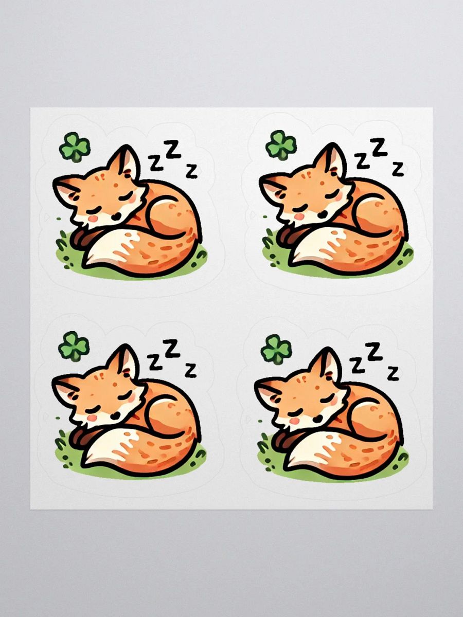 Cloverfoxgirl - The Sticker (Sleepy Grill Edition) product image (4)