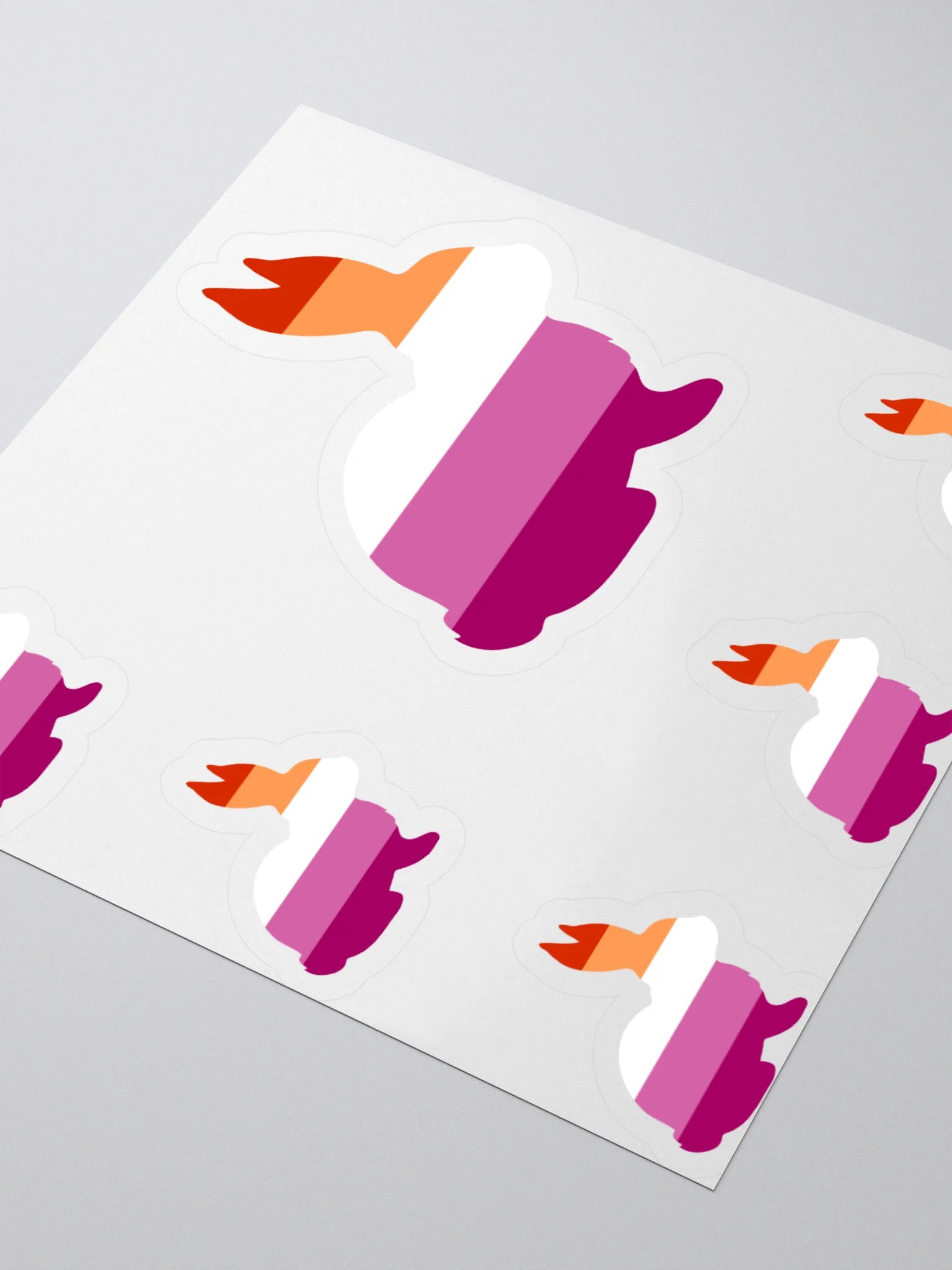 Lesbian Pride Bnuy Mini Sticker Set! product image (6)