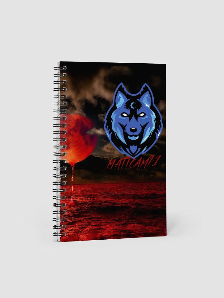 Blood Moon Wolf Notebook product image (1)