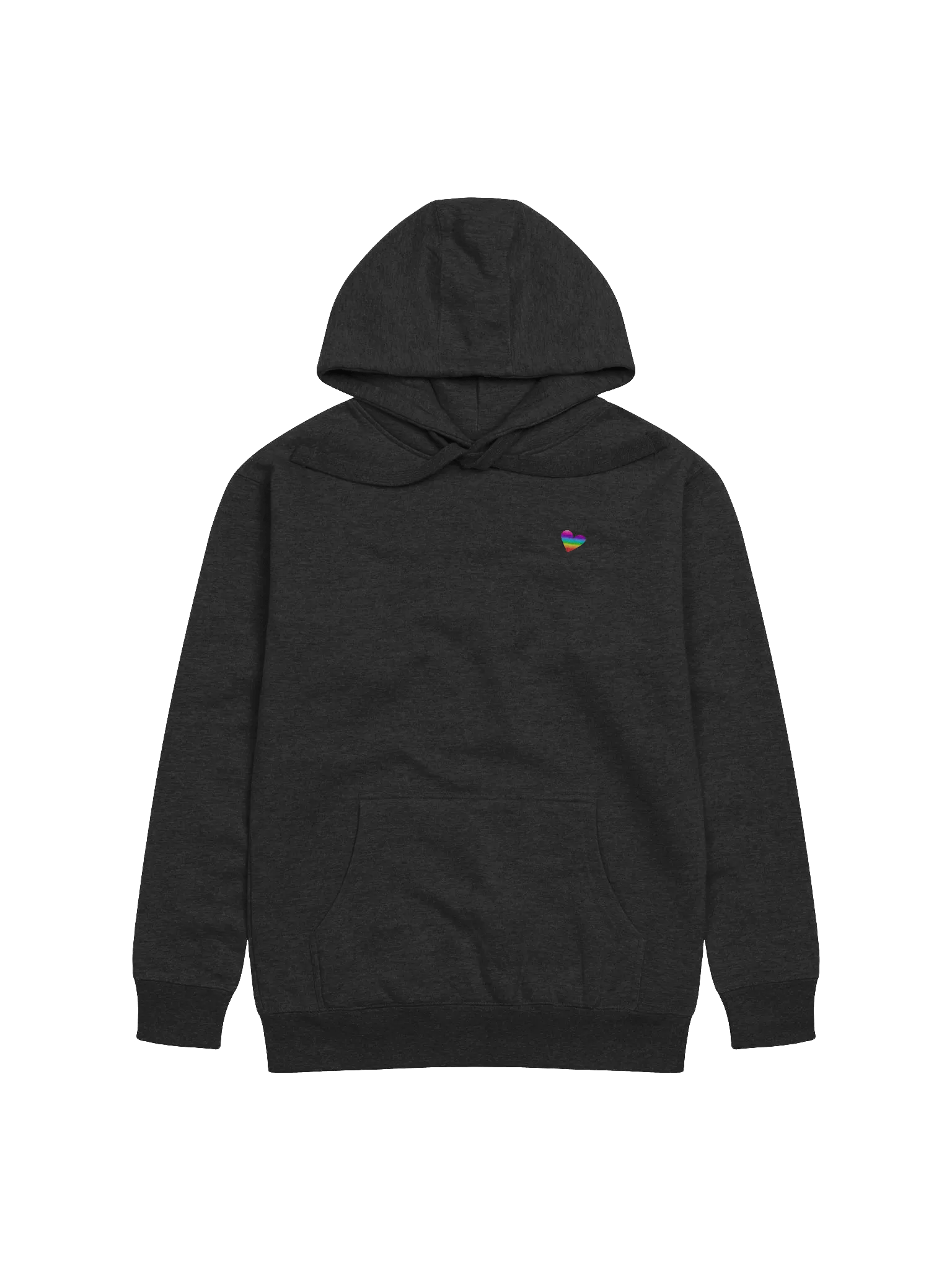 Rainbow Heart Cotton Heritage Unisex Premium Hoodie product image (1)