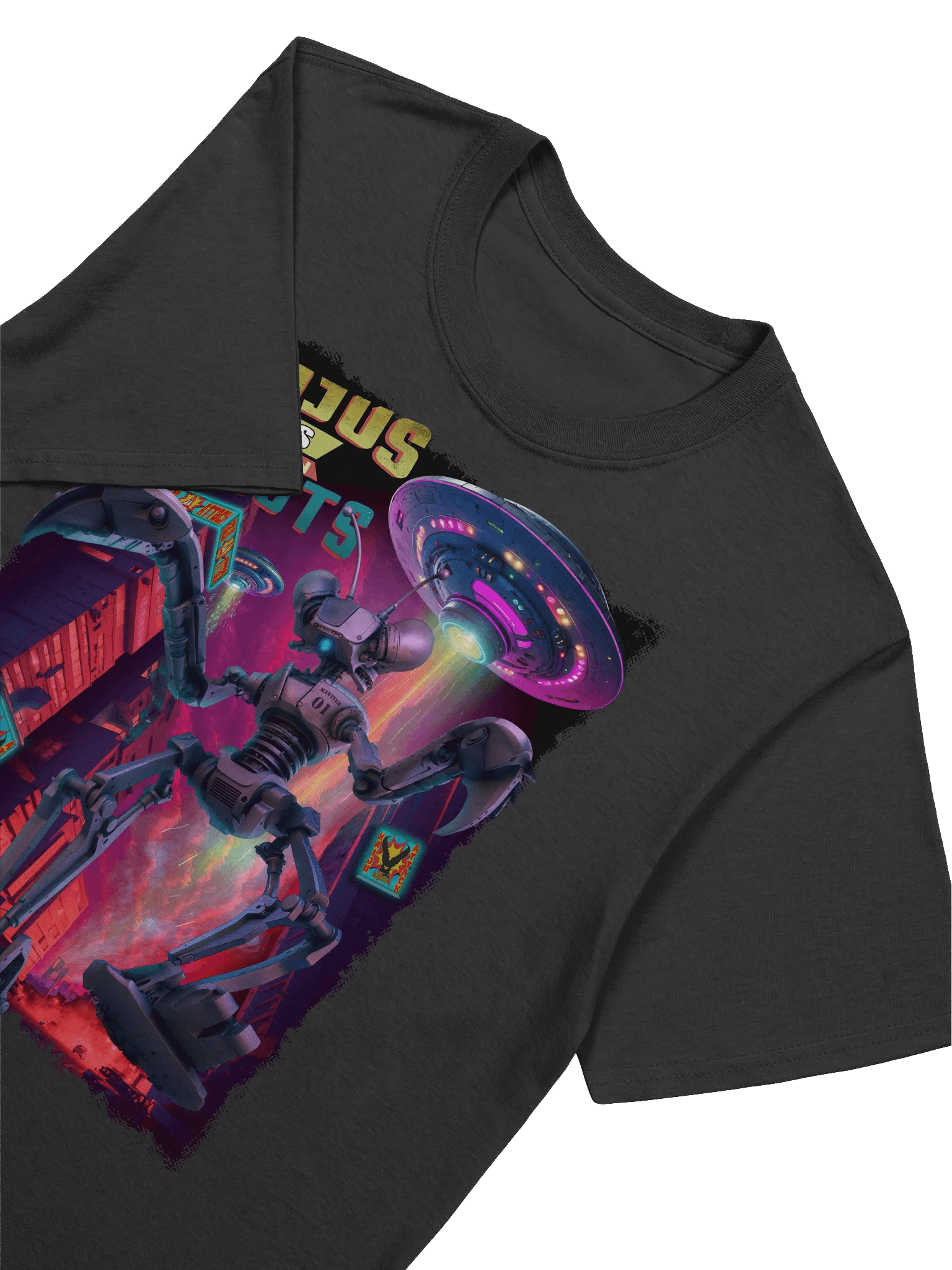 Kaijus VS Alien Robots Unisex T-Shirt product image (3)