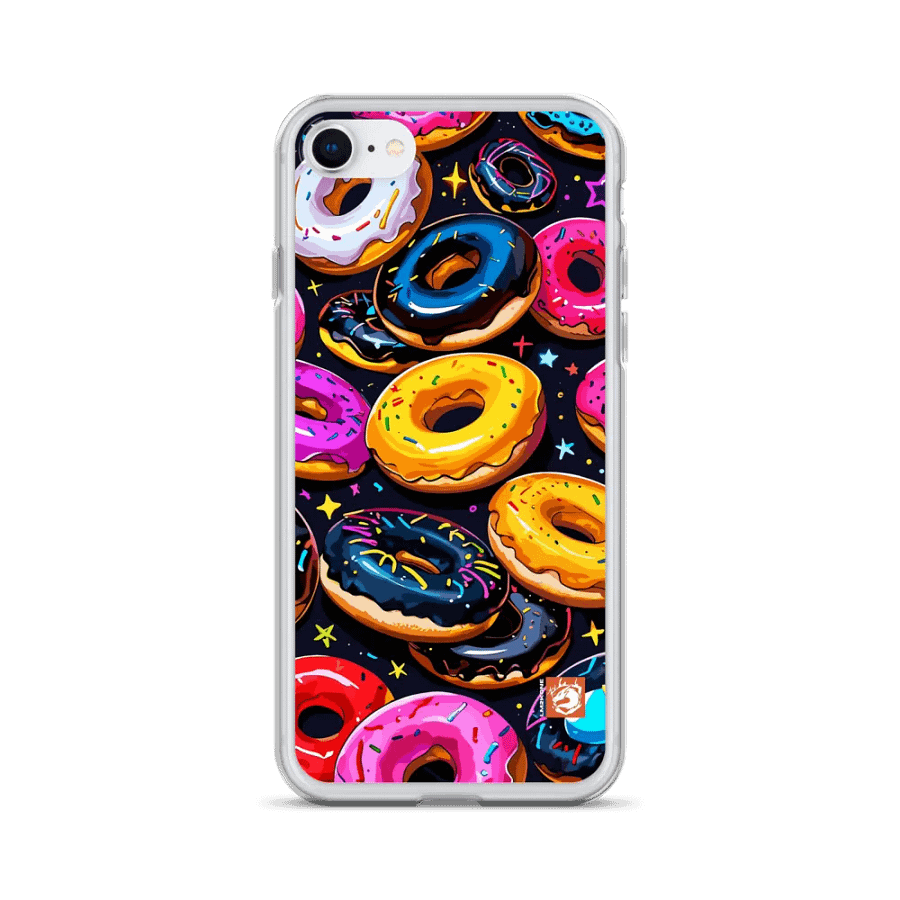 Colorful Donut Pattern iPhone Case product image (24)