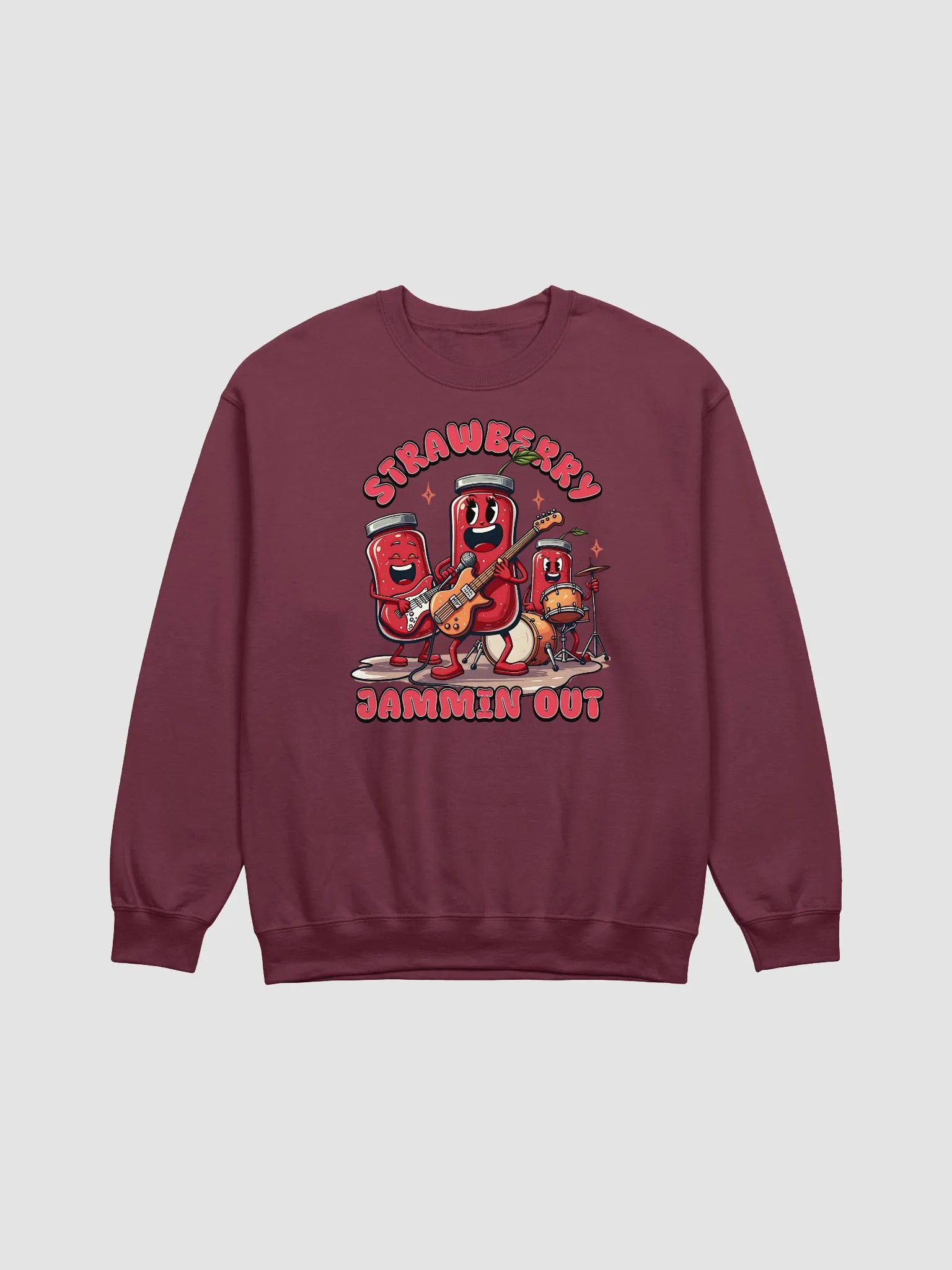 Strawberry Jammin Out Air-Spun Classic Crewneck Sweatshirt product image (9)