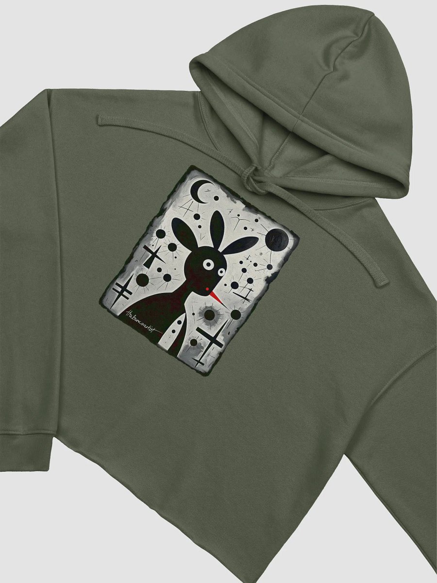 Bella+Canvas Fleece Crop Hoodie product image (3)