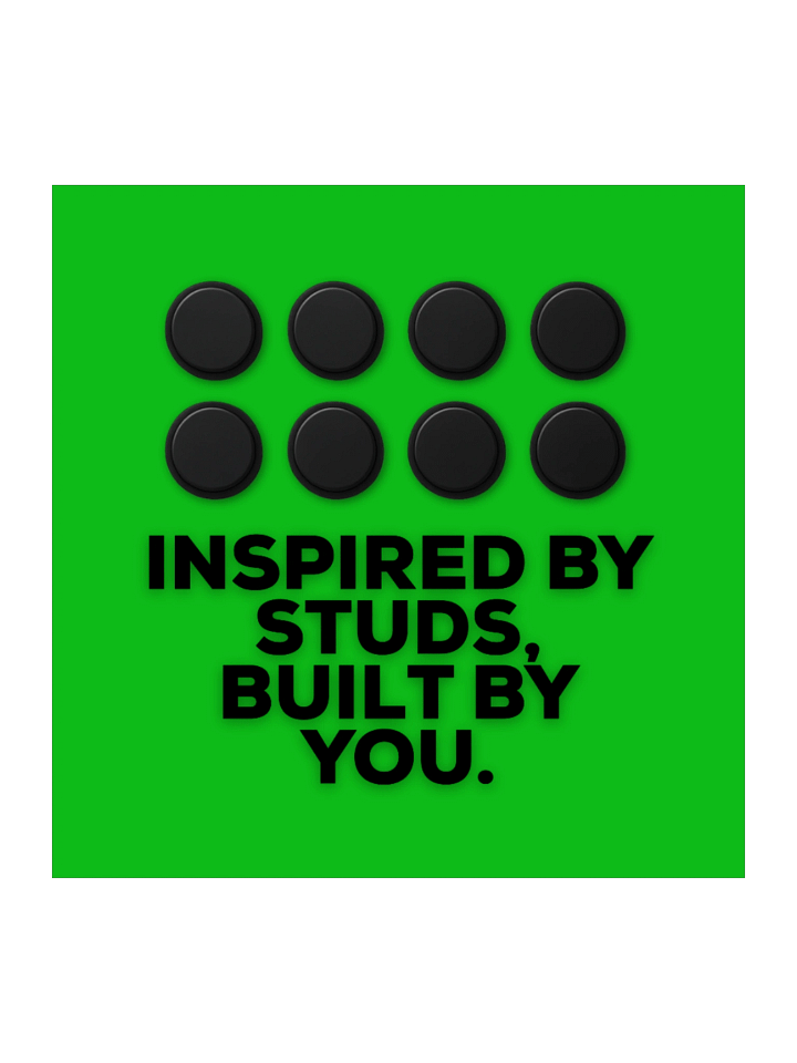 Inspired by Studs (Green) Sticker product image (2)