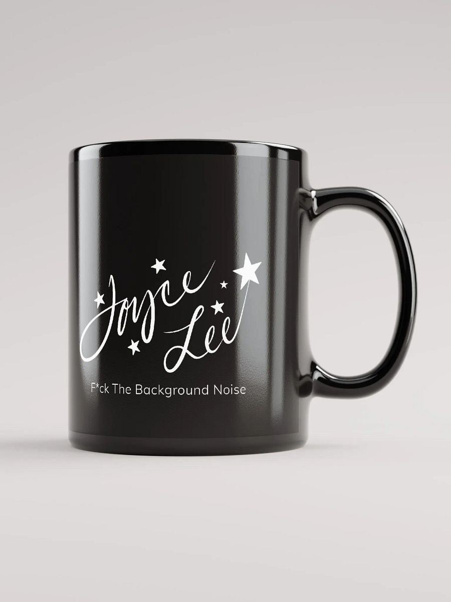 Joyce Lee Purple Graphic Mug (Black) product image (1)