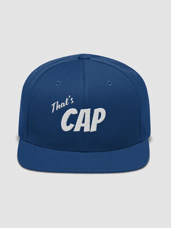 "That's Cap" Wool Blend Snapback Cap product image (85)