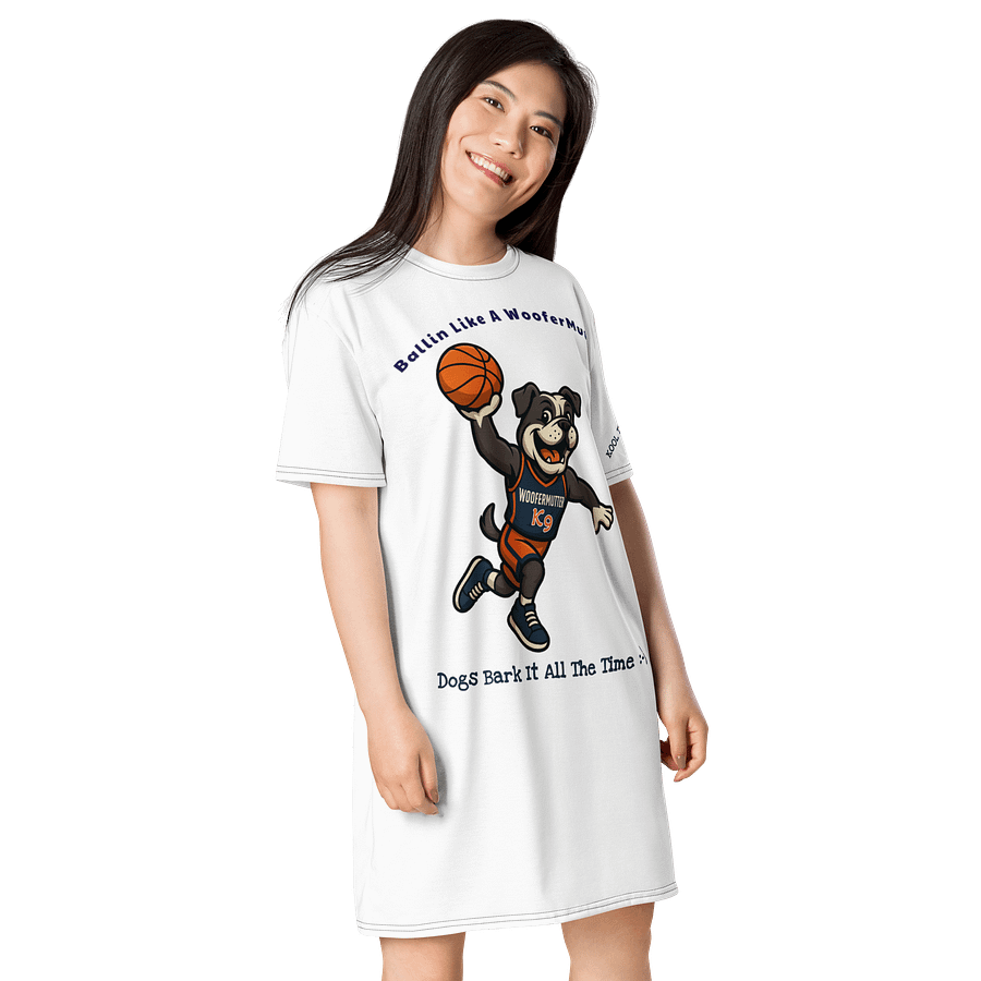 Bulldog T-shirt Dress product image (4)