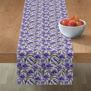 Seamless Pattern - Purple Floral Pattern on White Background product image (8)