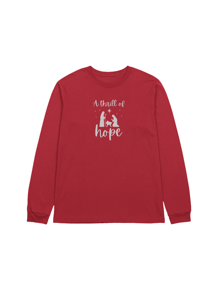 A thrill of hope long sleeve product image (1)