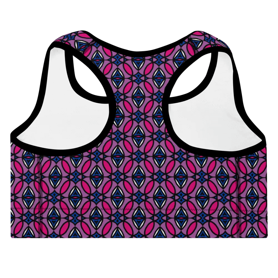 Bi Abstract (1) - Padded Sports Bra product image (4)