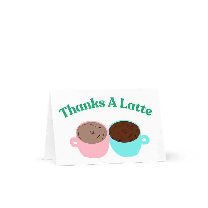 Thanks A Latte Card product image (1)