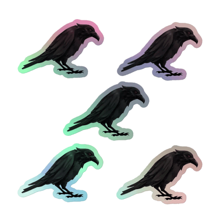 Raven Foil Stickers product image (1)