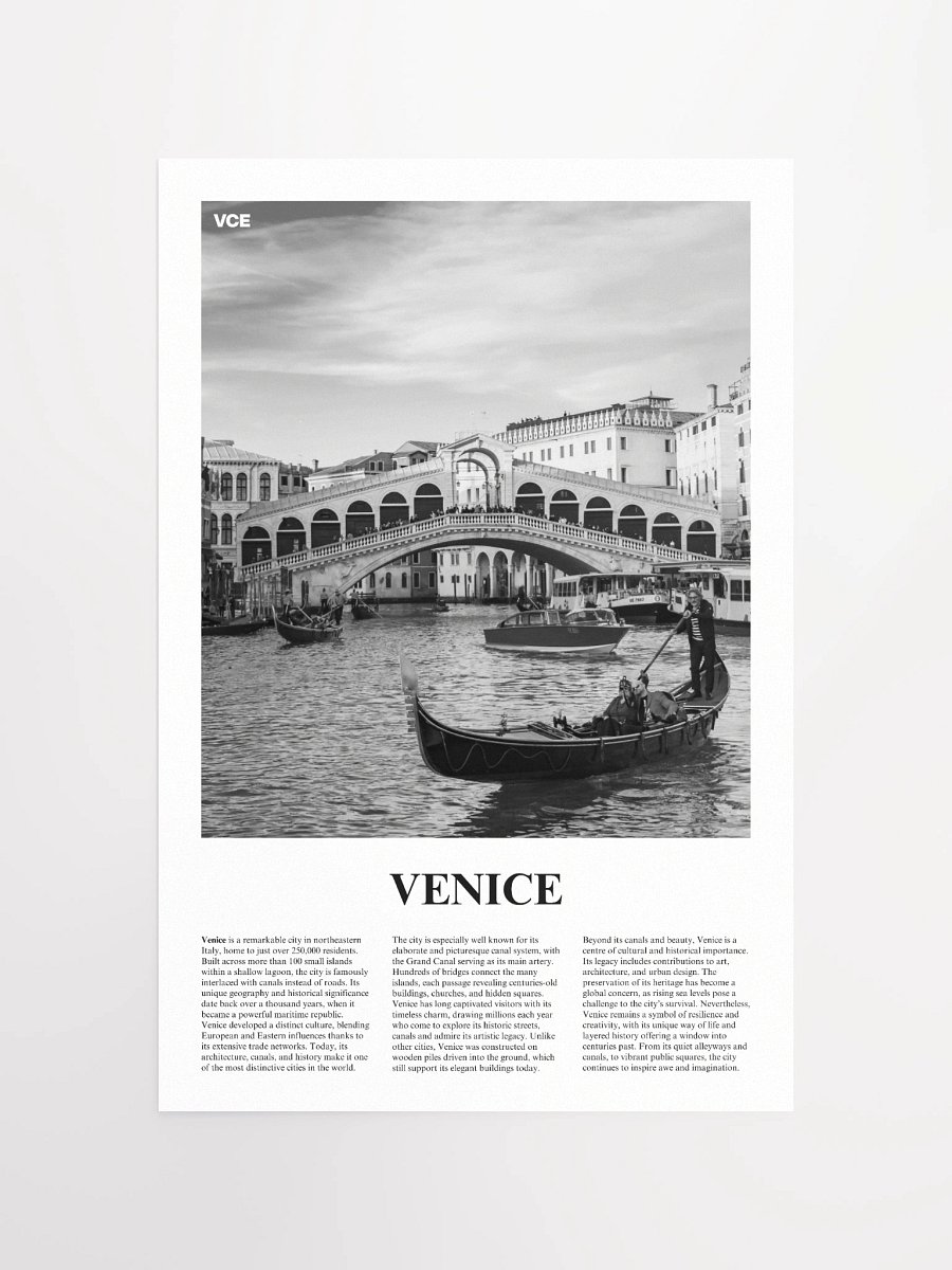 Venice 01 Newspaper Poster product image (5)