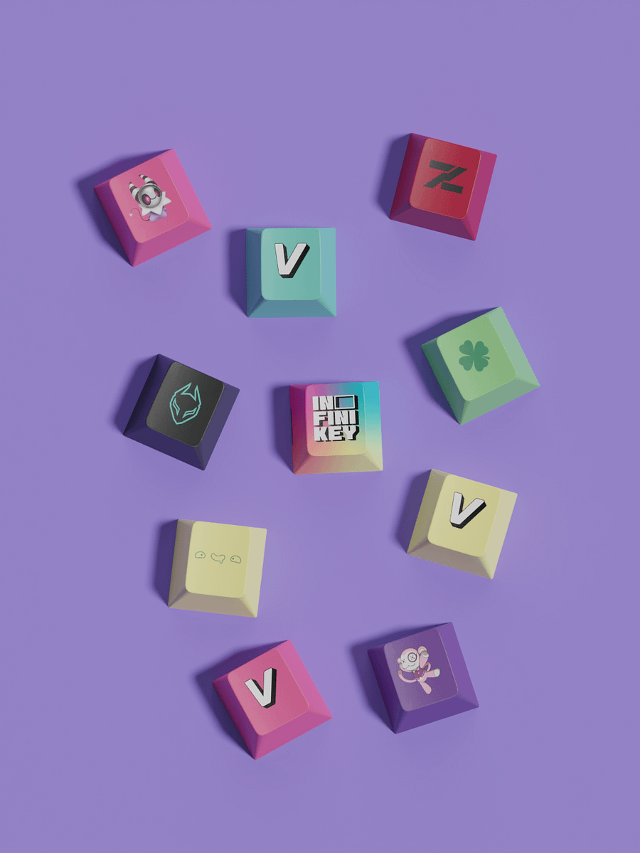 VShojo Series 1 Novelty Keycaps [In-Stock] product image (2)