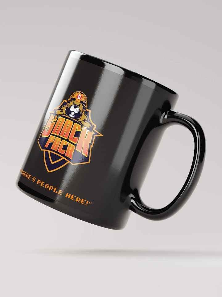 "OH There's people here!" Mug (all black) product image (4)