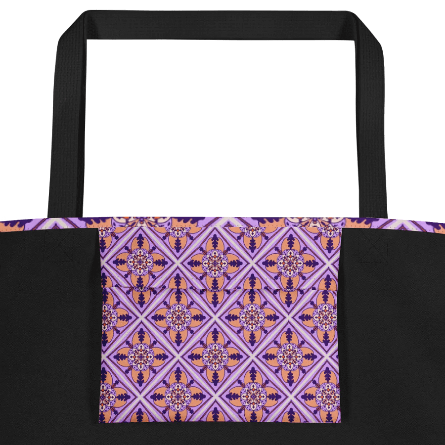 Detailed Symmetrical Pattern All Over Print Tote product image (4)