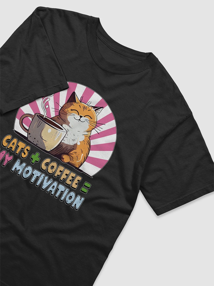 Cats Plus Coffee Equals Motivation T-Shirt product image (18)