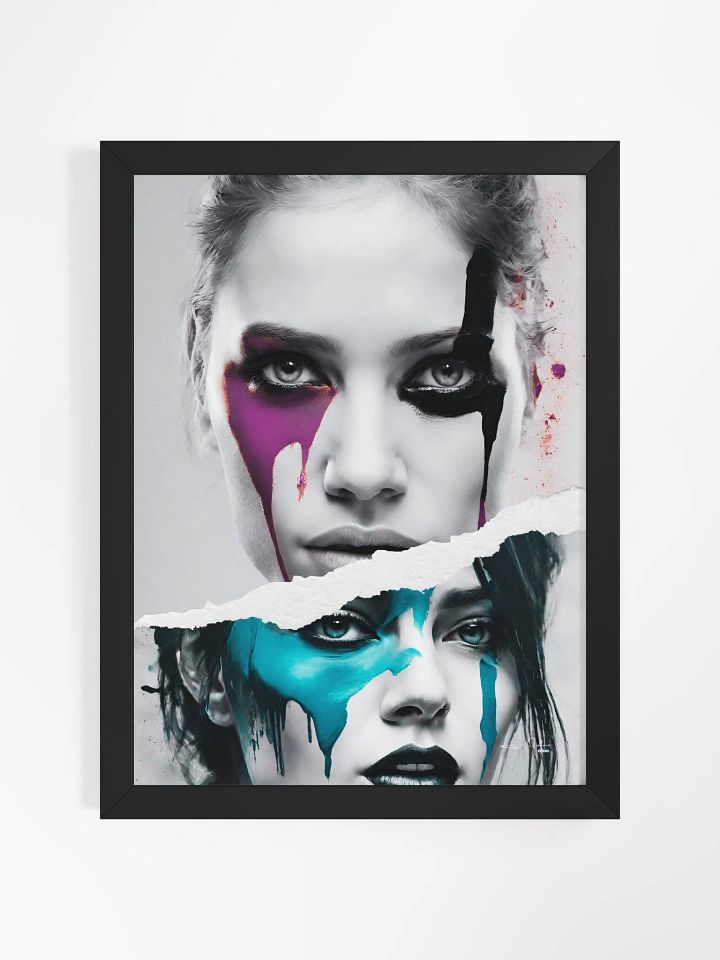 Living in Colors | Purple and beyond | Framed Collage Painting product image (2)