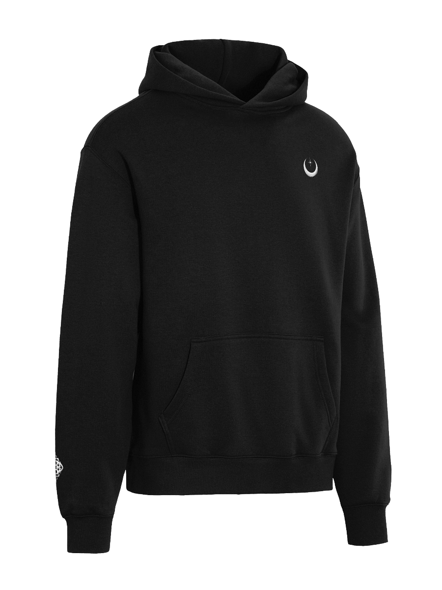 Embroidered Moon Unisex Oversized Hoodie product image (2)