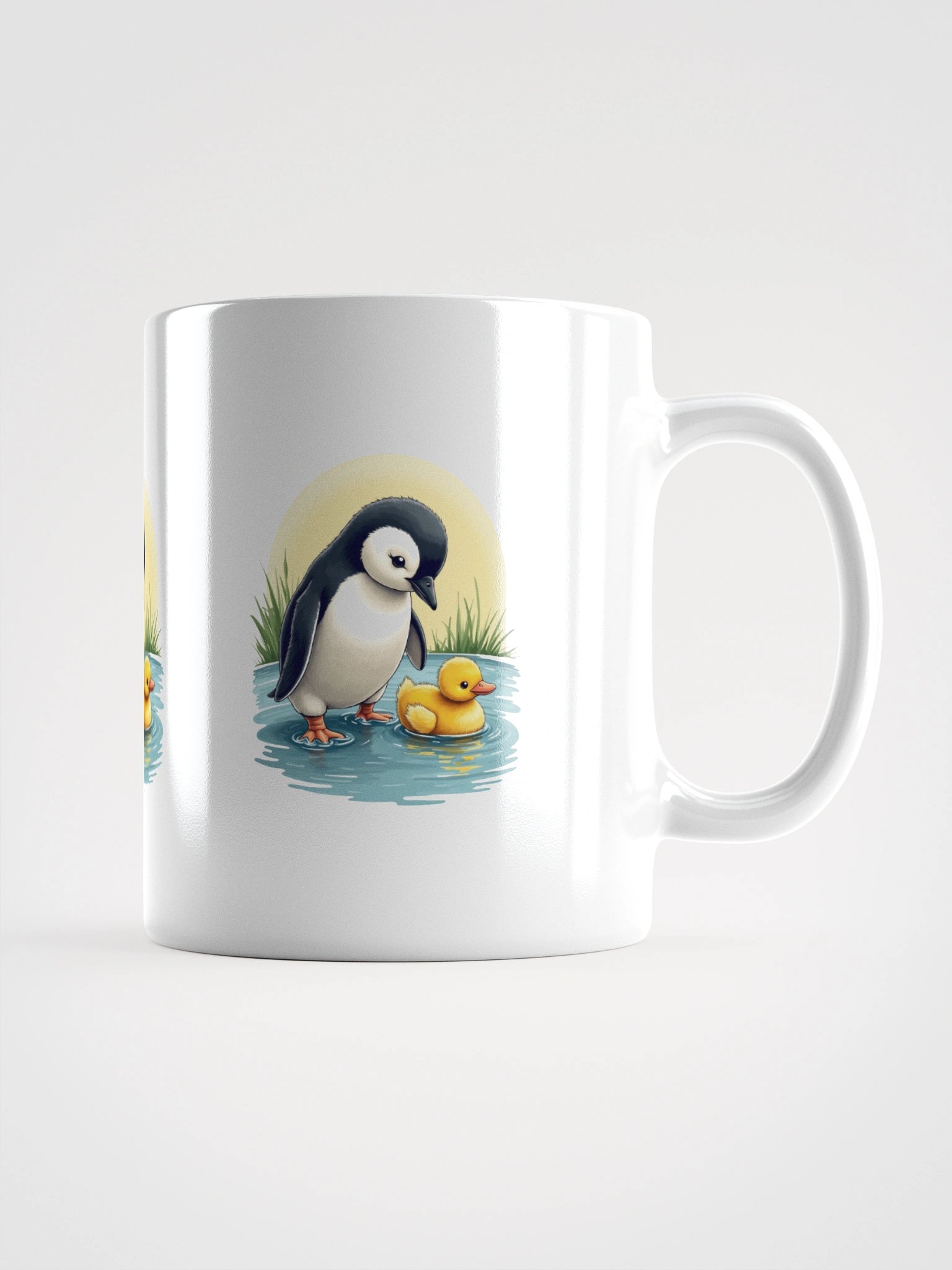 Penguin and Duckling Serenity Mug product image (4)