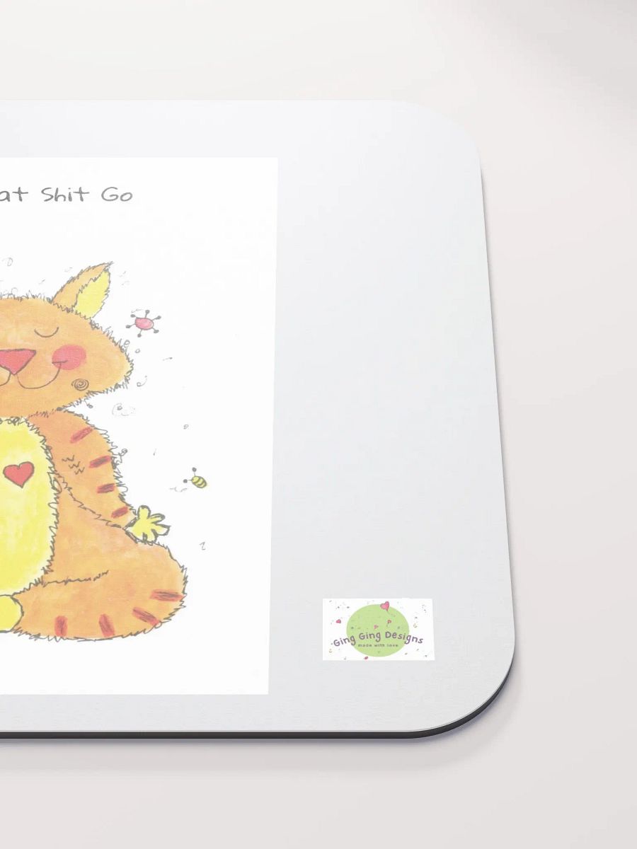 Ging Ging Meditating Cat Mouse Pad product image (5)