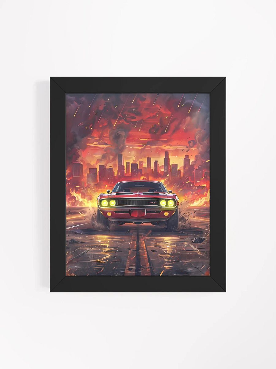 Chaos City Muscle Car Matte Poster product image (5)