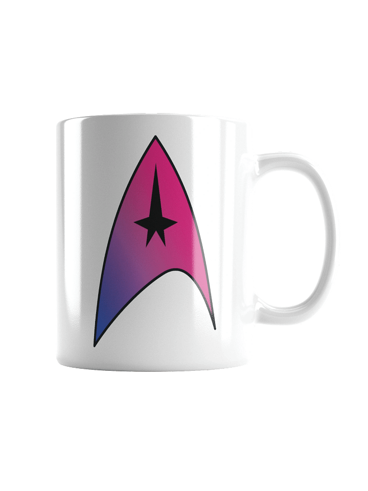 Bisexual Pride Gradient Starfleet Mug product image (1)