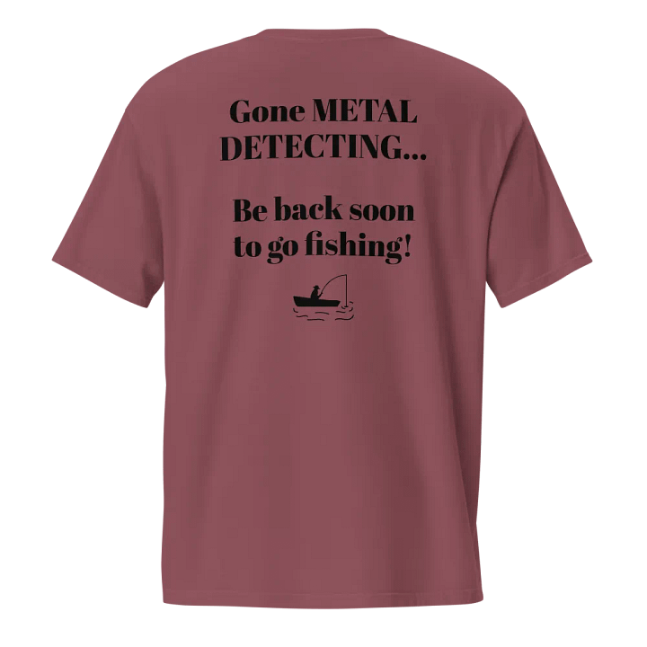 Gone Metal Detecting Pocket Tee product image (3)