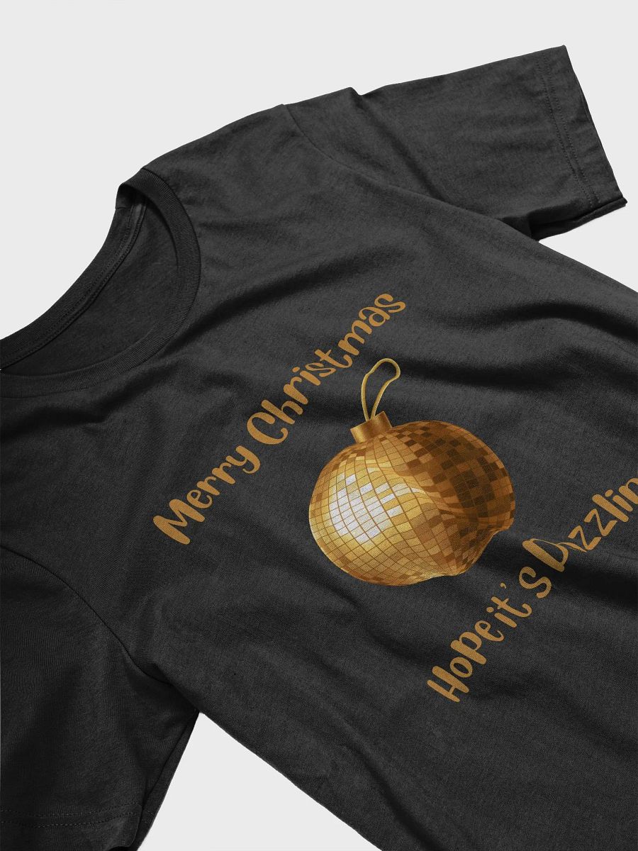 Dazzling Mirrorball Bauble Christmas T-Shirt - Gold product image (8)
